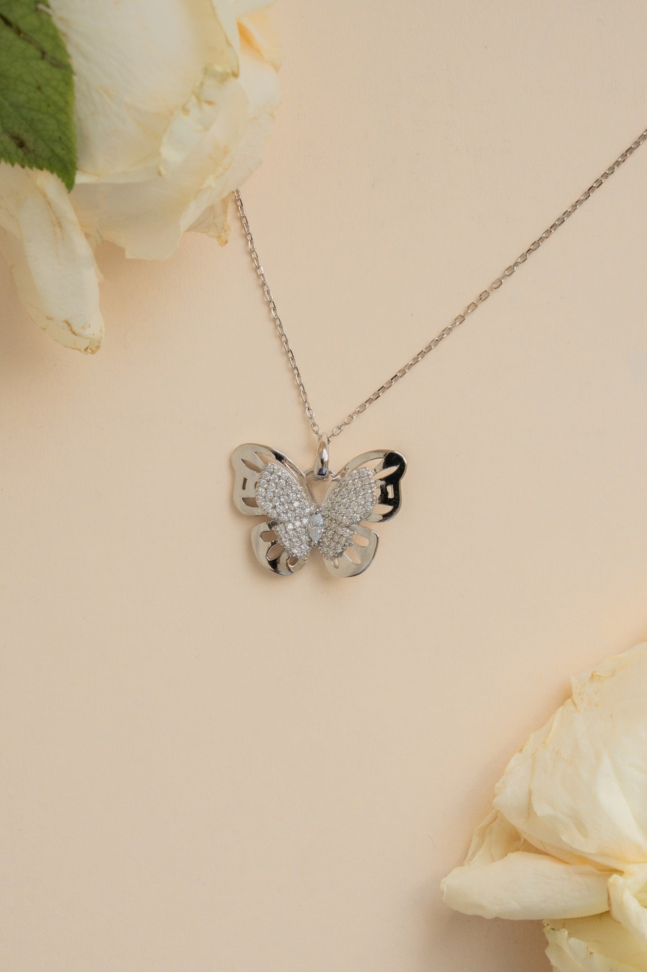 Aura Wings Sterling Silver Chain Pendant
